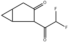 2-(2,2-Difluoroacetyl)bicyclo[3.1.0]hexan-3-one Structure