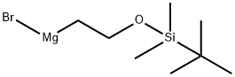 Magnesium, bromo[2-[[(1,1-dimethylethyl)dimethylsilyl]oxy]ethyl]- Structure