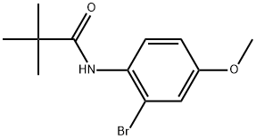 N-(2-bromo-4-methoxyphenyl)pivalamide Structure