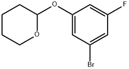 2-(3-Bromo-5-fluorophenoxy)tetrahydro-2H-pyran Structure