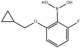 (2-(cyclopropylmethoxy)-6-fluorophenyl)boronic acid Structure