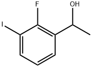 Benzenemethanol, 2-fluoro-3-iodo-α-methyl- 구조식 이미지