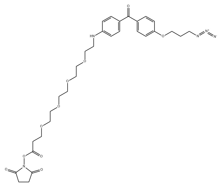 UV-Tracer azide NHS ester Structure