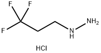 (3,3,3-Trifluoropropyl)hydrazine hcl Structure