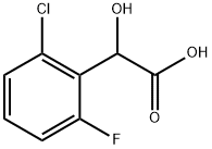 Benzeneacetic acid, 2-chloro-6-fluoro-α-hydroxy- Structure