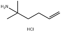 2-methylhex-5-en-2-amine hydrochloride Structure