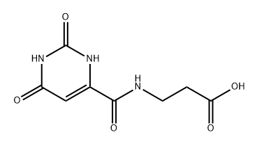 3-[(2,6-dioxo-1,2,3,6-tetrahydropyrimidin-4-yl)form
amido]propanoic acid Structure