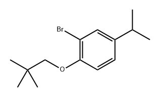 2-Bromo-4-isopropyl-1-(neopentyloxy)benzene Structure