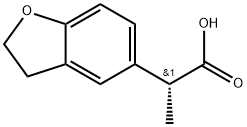 (R)-2-(2,3-Dihydro-1-benzofuran-5-yl)propanoic?acid Structure