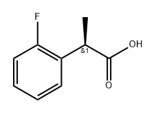 (R)-2-(2-Fluorophenyl)propanoic acid Structure