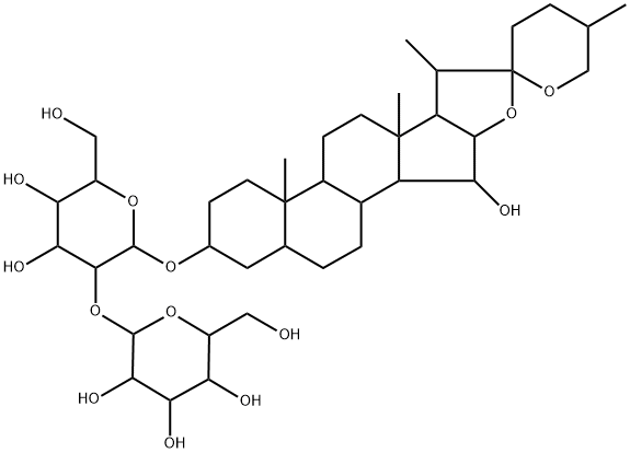 Anemarrhenasaponin III 구조식 이미지