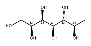 7-Deoxy-D-glycero-D-gluco-heptitol Structure