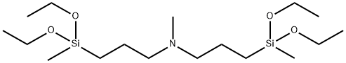 1-Propanamine, 3-(diethoxymethylsilyl)-N-[3-(diethoxymethylsilyl)propyl]-N-methyl- Structure