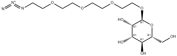 Azido-PEG4-alpha-D- mannose 구조식 이미지