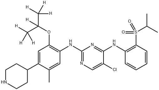 Ceritinib D7 Structure