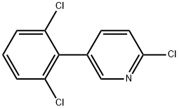 2-Chloro-5-(2,6-dichlorophenyl)pyridine Structure