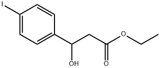 Ethyl β-hydroxy-4-iodobenzenepropanoate Structure