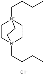 1,4-Diazoniabicyclo[2.2.2]octane, 1,4-dibutyl-, hydroxide (1:2) Structure
