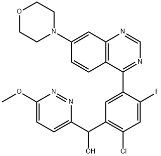 Rac-Nedisertib Structure