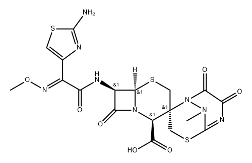 Ceftriaxone sodium impurity 13 Structure