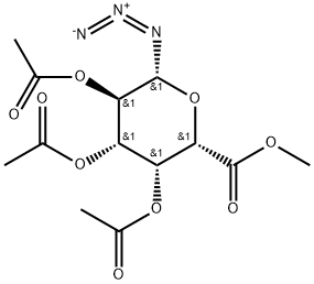 METHYL-2,3,4-TRI-O-ACETYL-BETA-D-GALACTOPYRANOSYLURONOSYL AZIDE Structure