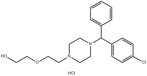 hydroxyzine hydrochloride Structure