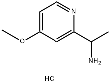 1-(4-methoxypyridin-2-yl)ethan-1-amine hydrochloride Structure