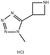 5-(Azetidin-3-yl)-1-methyl-1H-1,2,3,4-tetrazole hydrochloride Structure