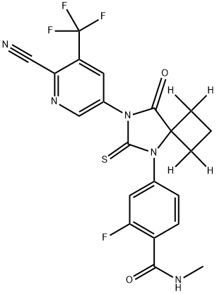 Apalutamide D4 Structure