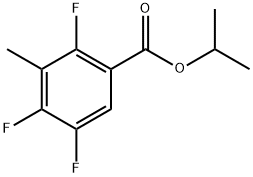 1-Methylethyl 2,4,5-trifluoro-3-methylbenzoate Structure