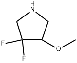 3,3-Difluoro-4-methoxy-pyrrolidine Structure