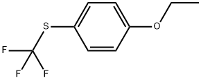 1-Ethoxy-4-[(trifluoromethyl)thio]benzene Structure