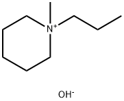 Piperidinium, 1-methyl-1-propyl-, hydroxide (1:1) Structure