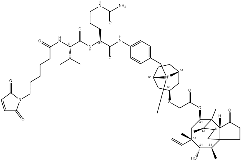 MC-Val-Cit-PAB-Retapamulin 구조식 이미지