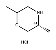 Morpholine, 2,5-dimethyl-, hydrochloride, (5R)- Structure
