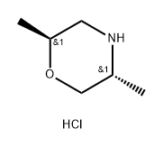 Morpholine, 2,5-dimethyl-, hydrochloride, (2S,5R)- 구조식 이미지