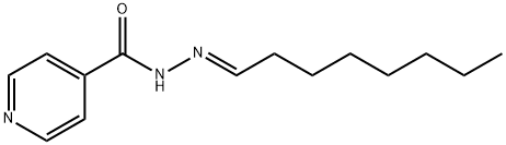 N'-octylideneisonicotinohydrazide Structure