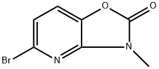 5-bromo-3-methyloxazolo[4,5-b]pyridin-2(3H)-one 구조식 이미지