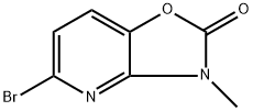 5-bromo-3-methyloxazolo[4,5-b]pyridin-2(3H)-one Structure