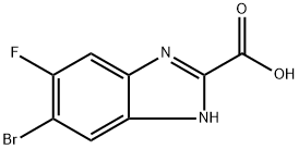 6-bromo-5-fluoro-1H-1,3-benzodiazole-2-carboxylic acid Structure