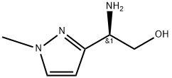 (2R)-2-amino-2-(1 -methyl-1 H-pyrazol-3-yl)ethan-1 -ol Structure