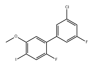 3'-chloro-2,5'-difluoro-4-iodo-5-methoxy-1,1'-biphenyl Structure