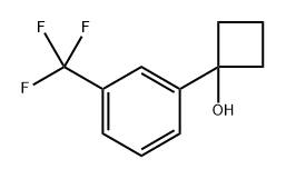 1-(3-(trifluoromethyl)phenyl)cyclobutanol 구조식 이미지