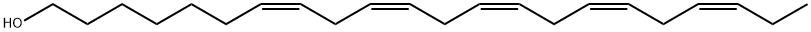 7(Z),10(Z),13(Z),16(Z),19(Z)-Docosapentaenol 구조식 이미지