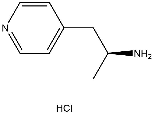 (S)-1-(Pyridin-4-yl)propan-2-amine hydrochloride Structure