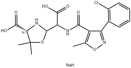 Cloxacillin Sodium EP Impurity A Structure