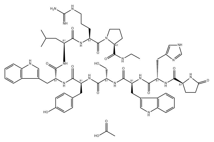 Deslorelin Acetate Structure