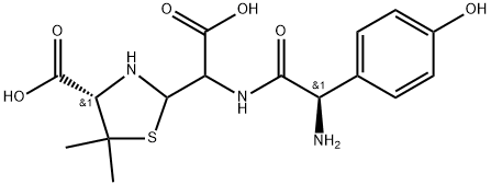 AMOXICILLIN TRIHYDRATE IMP. D (EP) AS SODIUM SALT:(4S)-2-[[[(2R)-2-AMINO-2-(4-HYDROXYPHENYL)ACETYL]AMINO]-CARBOXYMETHYL]-5,5-DIMETHYLTHIAZOLIDINE-4-CARBOXYLIC ACID SODIUM SALT (PENICILLOICACIDS OF AMO 구조식 이미지