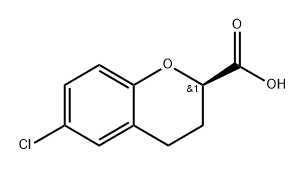 (R)-6-chlorochromane-2-carboxylic acid Structure