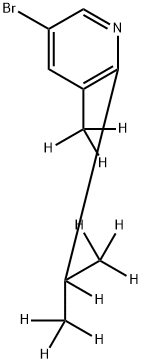 3-Bromo-[5-methyl-6-(iso-propyl)-d10]-pyridine Structure